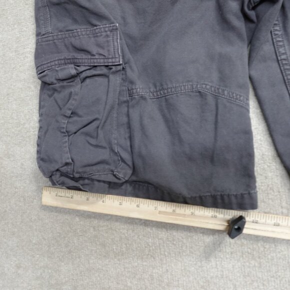 The North Face Mens Shorts XLT Gray Shorts Cargo Canvas 11" in 100% Cotton - Picture 4 of 11